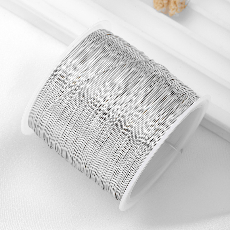 Värvi säilitav 18K kullatud vasktraat, väike rull, 100m / rull, isetehtud, juukseaksessuaarid, aksessuaarid, peakatted, aksessuaarid, juuksenõel F22