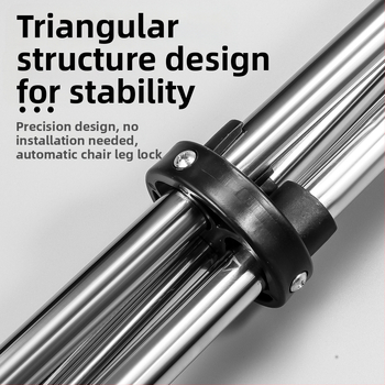 Третото поколение универсален преносим външен стол с патерица, многофункционален сгъваем стол с двойна функция за ходене с бастун и стол с патерица за възрастни хора