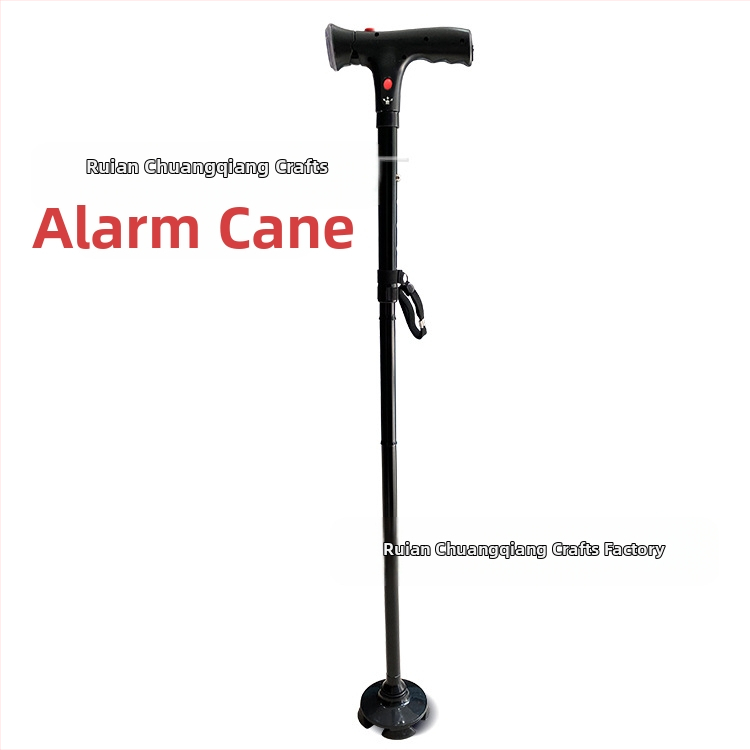 Противоплъзгаща се бастун, четирикраки патерици, телескопични сгъваеми леки патерици от алуминиева сплав, многофункционални патерици с леко регулиране