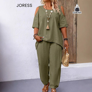 Amazon AliExpress διασυνοριακό κοστούμι άνοιξης και καλοκαιριού 2025 νέο σετ δύο τεμαχίων με χαλαρά κοντομάνικα σορτς, μόδα, ιδιοσυγκρασία