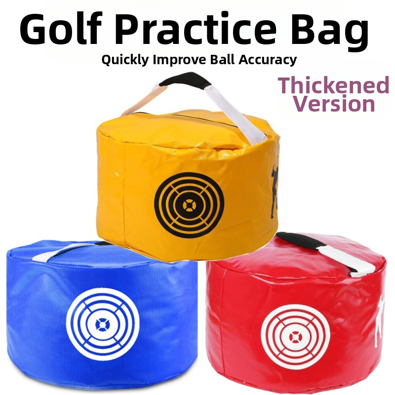 Golfikiike harjutamise seade, löögikott jõu ja täpsuse parandamiseks, kiikekott algajatele, abitarvikud