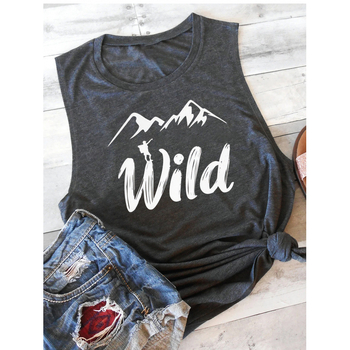 Διασυνοριακή Μόδα Γυναικεία Ρούχα Amazon AliExpress Καλοκαίρι Νέα Μόδα Ολοκληρωμένο Εξατομικευμένο Γιλέκο με Στρογγυλή Λαιμόκοψη, Αμάνικο