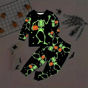 Φούτερ για αγόρια Άνοιξη και Φθινόπωρο 2025 Νέο φούτερ με στρογγυλή λαιμόκοψη, casual, αθλητικό παντελόνι, μοντέρνο σετ δύο τεμαχίων