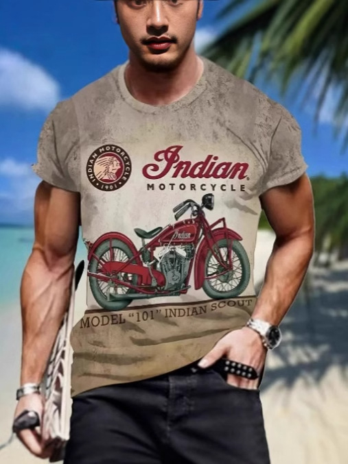 Tricou bărbătesc cu imprimeu 3D și craniu, tendință de modă 2025, exploziv, popular, imprimat