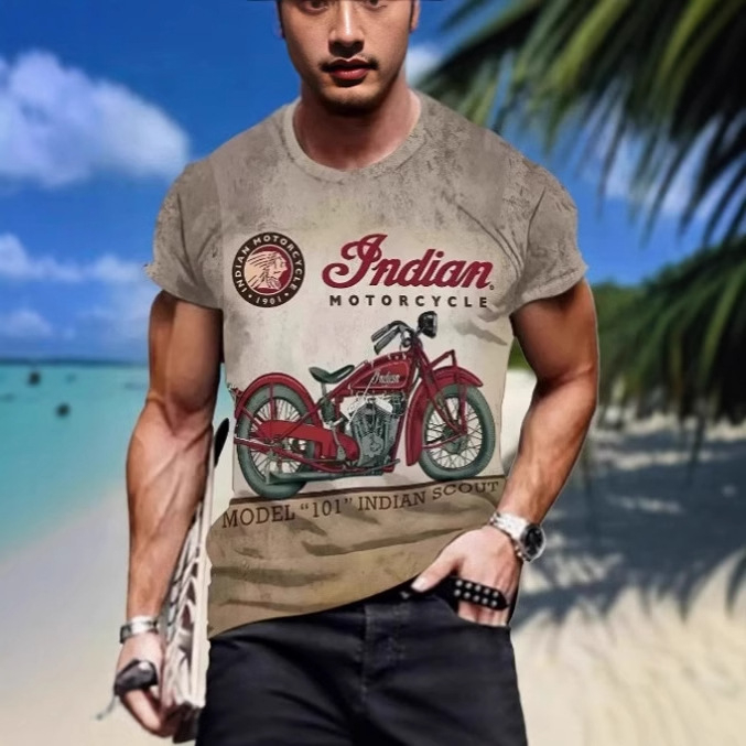 2025. aasta moesuund meeste kolju 3D-printimisega moodne plahvatusohtlik populaarne trükitud T-särk