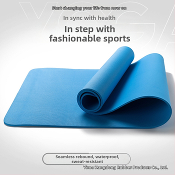 Tehase hulgimüügi mustvalge reljeefne EVA joogamatt libisemiskindla tantsutreeningu kehamatile saab trükkida logo