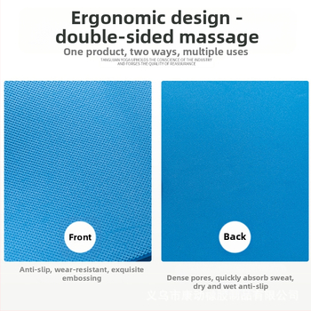 Tehase hulgimüügi mustvalge reljeefne EVA joogamatt libisemiskindla tantsutreeningu kehamatile saab trükkida logo