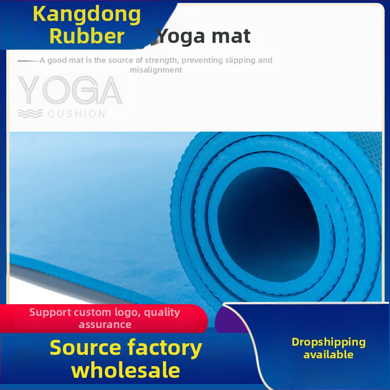 Tehase hulgimüügi mustvalge reljeefne EVA joogamatt libisemiskindla tantsutreeningu kehamatile saab trükkida logo