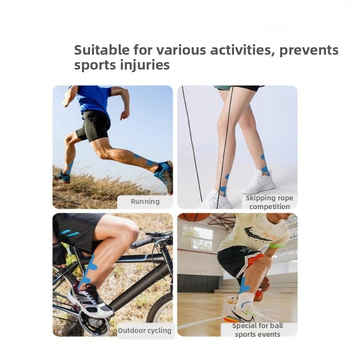 Achilo sausgyslės raumenų lopas, iš anksto supjaustytas, vientisas sportinis raumenų lopas, sportininkams skirtas dinaminis pleistras, apsauginė įranga.