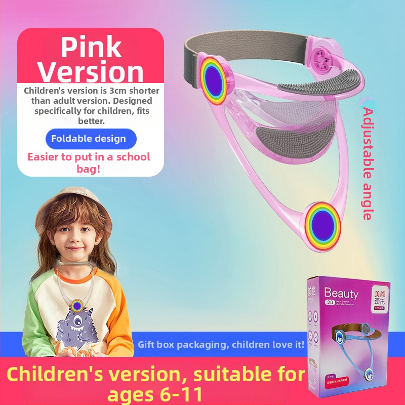 Nelja põlvkonna kaelahari, vibuvastane reguleeritav täiskasvanutele mõeldud lapsekaitse, õpilaste kodutööde vibuga kaela hoidmiseks, kaela tõstja