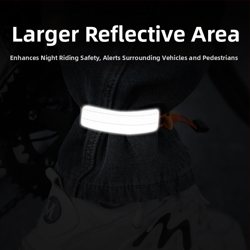 Нов светлоотразителен колан за езда, предпазен колан за панталони, стегнат колан за крачоли, пътен планински велосипед, нощно бягане, предупредителен колан