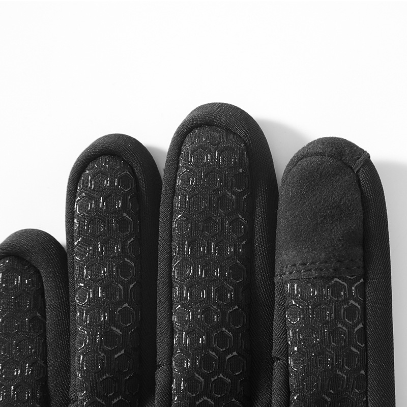 Lauko sporto įrangos jojimo pirštinės, rudens ir žiemos šiltos, vilnos pamušalu, vandeniui atsparios, neslystančios, jutiklinio ekrano, vyriškos ir moteriškos pirštinės.