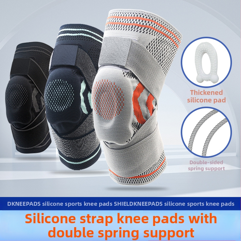 Αθλητικό προστατευτικό γονάτου ανδρικού εξοπλισμού μπάσκετ προστατευτικό κάλυμμα γόνατος άρθρωσης ιμάντα καλοκαιρινού τραυματισμού επαγγελματικού μηνίσκου μπάντμιντον