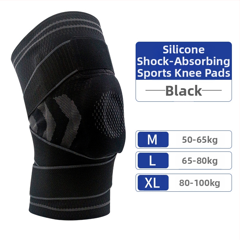 Αθλητικό προστατευτικό γονάτου ανδρικού εξοπλισμού μπάσκετ προστατευτικό κάλυμμα γόνατος άρθρωσης ιμάντα καλοκαιρινού τραυματισμού επαγγελματικού μηνίσκου μπάντμιντον