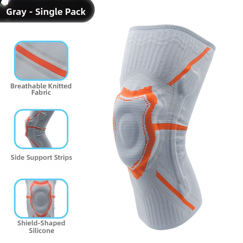 Αθλητικό προστατευτικό γονάτου ανδρικού εξοπλισμού μπάσκετ προστατευτικό κάλυμμα γόνατος άρθρωσης ιμάντα καλοκαιρινού τραυματισμού επαγγελματικού μηνίσκου μπάντμιντον