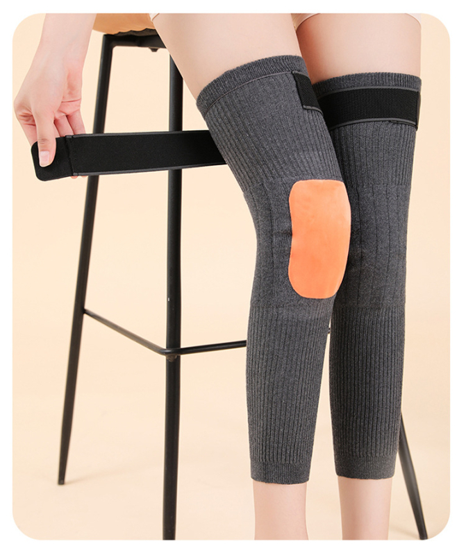 Täidetud põlvekaitsmed meestele ja naistele vanade külmade jalgade soojas hoidmiseks, eakate liigesed, jalapadjad külmarattasõidu vältimiseks, pikendatud ja paksendatud sügisel ja talvel