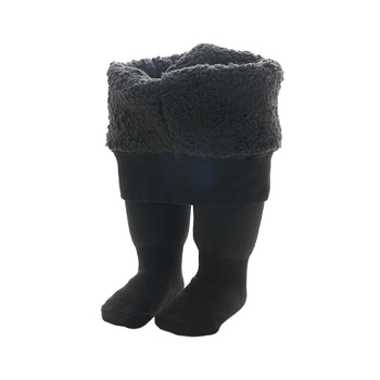 Beebiretuusid Talvised paksendatud fliisvoodriga pilvekašmiirist beebisukkpüksid vertikaalsete ribadega lasteretuusid Soojad ühevärvilised