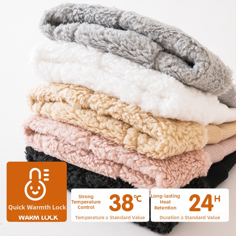 Бебешки клинове Зимни Удебелени с полар подплата Бебешки чорапогащник с вертикална лента, детски клин, топъл, едноцветен