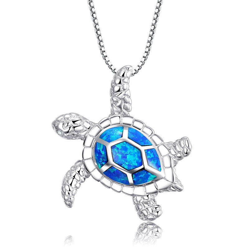 Amazon karstās pārdošanas bruņurupuča kulons modes Little Turtle oriģinālās preces OPAL kulons OPAL temperaments OPAL sieviešu karājas