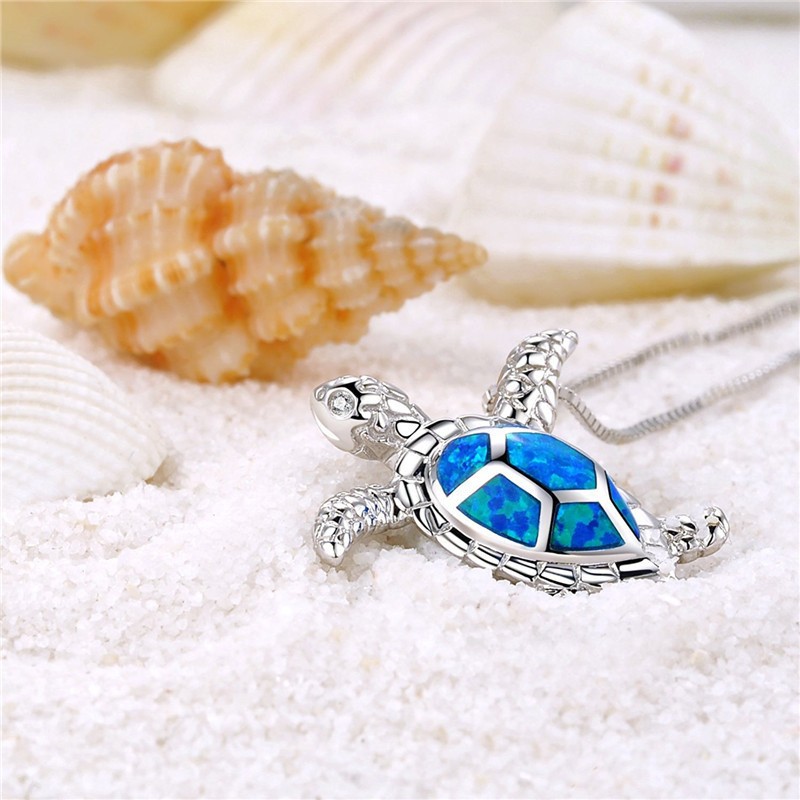Amazon karstās pārdošanas bruņurupuča kulons modes Little Turtle oriģinālās preces OPAL kulons OPAL temperaments OPAL sieviešu karājas