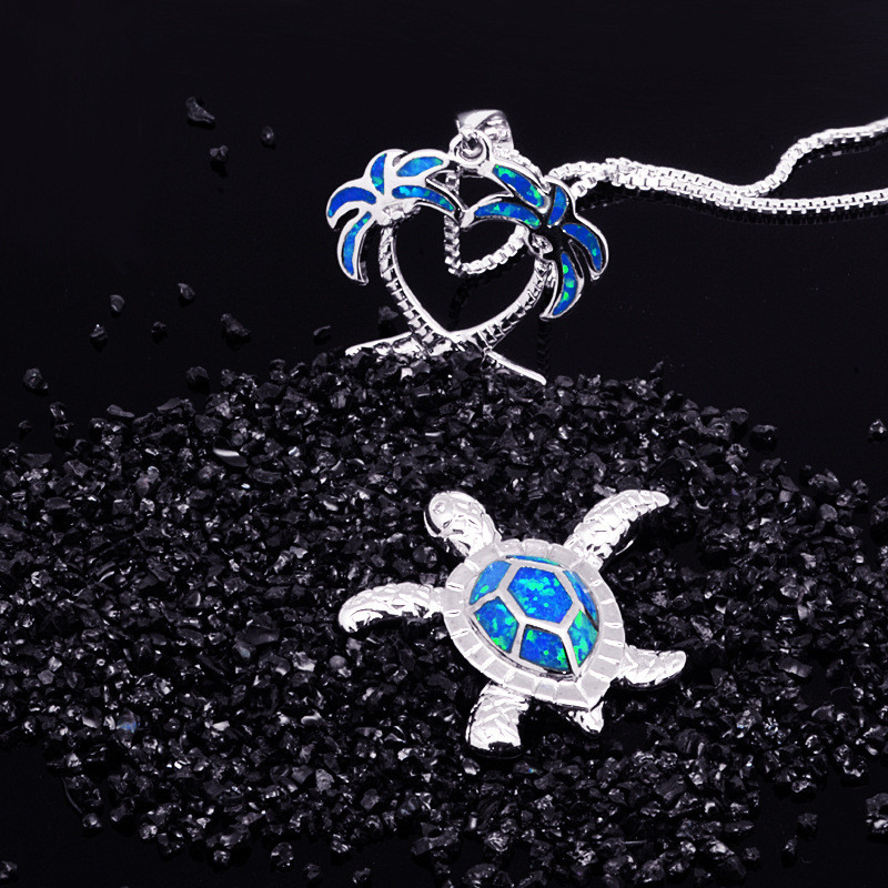 Amazon karstās pārdošanas bruņurupuča kulons modes Little Turtle oriģinālās preces OPAL kulons OPAL temperaments OPAL sieviešu karājas