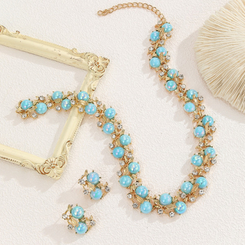 Σκουλαρίκια μόδας κολιέ γυναίκες Μέση Ανατολή κοσμήματα γάμου οικολογικά κοσμήματα σε απόθεμα