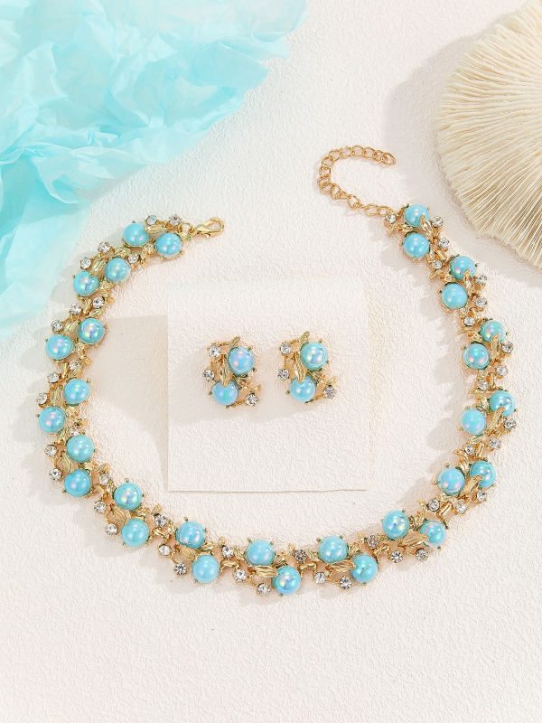 Divatos fülbevalók nyakláncok nőknek közel-keleti esküvői ékszerek környezetbarát ékszerek raktáron