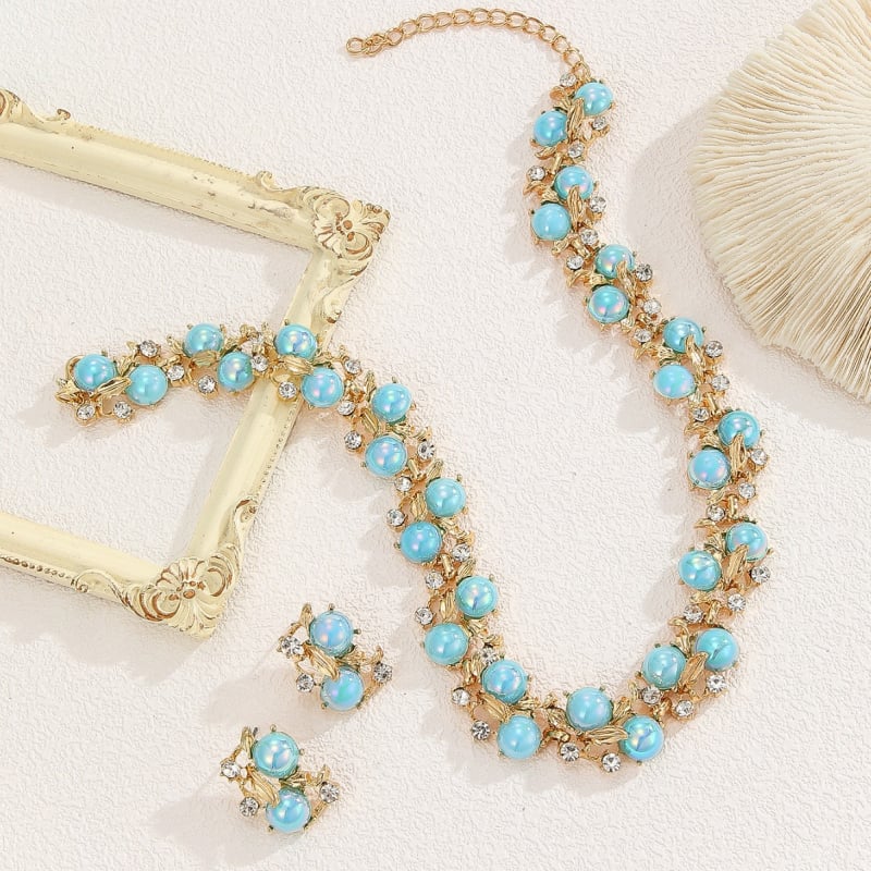 Divatos fülbevalók nyakláncok nőknek közel-keleti esküvői ékszerek környezetbarát ékszerek raktáron