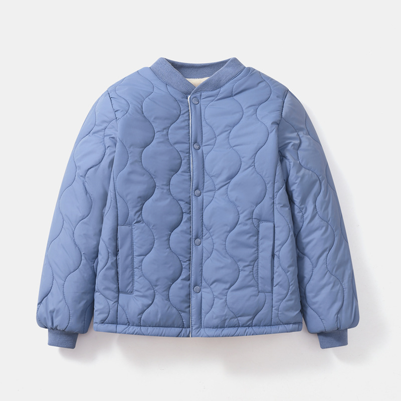 Εξωτερικό εμπόριο εξαγωγών παιδικό μπουφάν με επένδυση από πούπουλο και βαμβάκι, εσωτερικό δοχείο για αγόρια και κορίτσια μαθητές, ζεστό και βελούδινο παλτό για μεγάλα παιδικά ρούχα με επένδυση από βαμβάκι