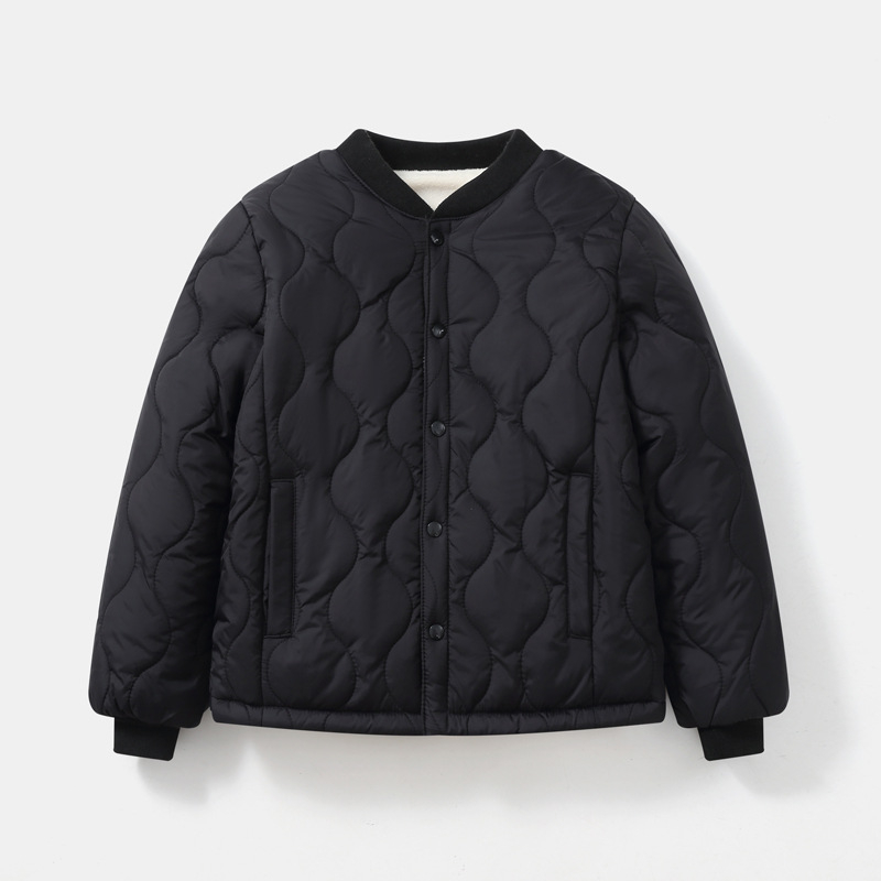 Εξωτερικό εμπόριο εξαγωγών παιδικό μπουφάν με επένδυση από πούπουλο και βαμβάκι, εσωτερικό δοχείο για αγόρια και κορίτσια μαθητές, ζεστό και βελούδινο παλτό για μεγάλα παιδικά ρούχα με επένδυση από βαμβάκι