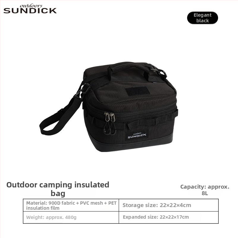 Kalnų klientams lauko pikniko krepšys su izoliacija šaldytuvo izoliacinė dėžė nešiojamas nešiojamas Oksfordo audinio krepšys, atsparus dilimui