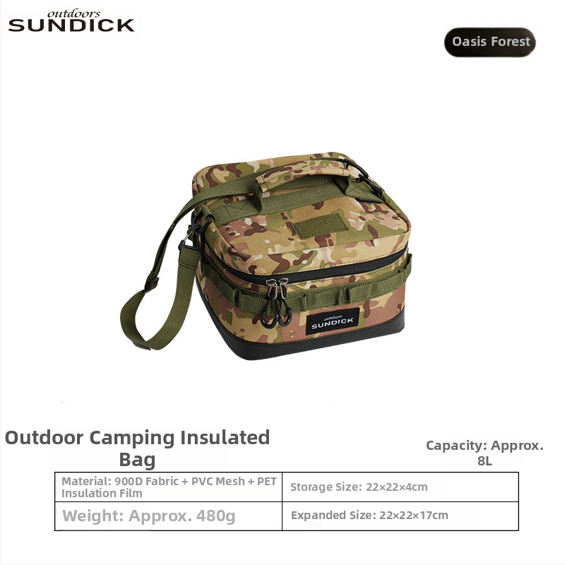 Kalnų klientams lauko pikniko krepšys su izoliacija šaldytuvo izoliacinė dėžė nešiojamas nešiojamas Oksfordo audinio krepšys, atsparus dilimui