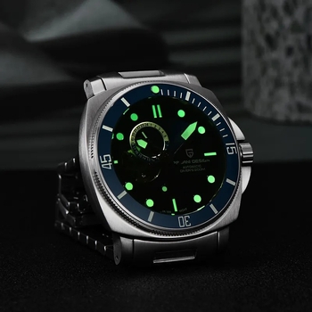 Ρολόι PAGANIDESIGN bojiani για άνδρες, αυτόματο μηχανικό, αδιάβροχο, φωτεινό, από ανοξείδωτο ατσάλι, 1736