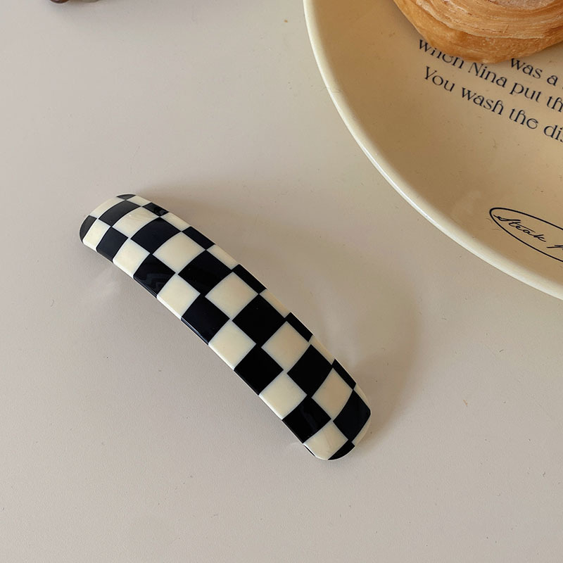 Japanska i korejska jesensko-zimska francuska elegantna ovalna zakrivljena retro acetatna proljetna kopča visokokvalitetna ukosnica za kosu s repom, nova