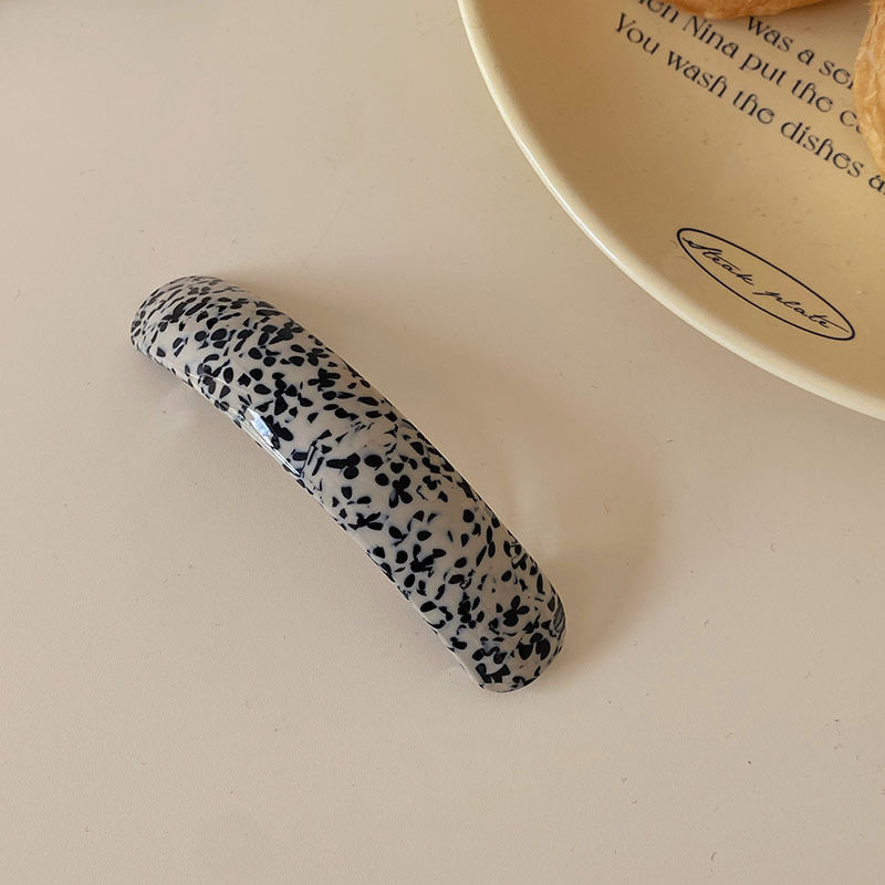 Japanska i korejska jesensko-zimska francuska elegantna ovalna zakrivljena retro acetatna proljetna kopča visokokvalitetna ukosnica za kosu s repom, nova