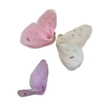 Γαλλικού Στυλ Σούπερ Νεράιδα Τούλι Πεταλούδα Κλιπ Φλας Γυναικεία Αξεσουάρ Μαλλιών Κομψό Κλιπ Μαλλιών Κλιπ Καρχαρία για τα Μαλλιά Μεγάλα Αξεσουάρ Μαλλιών