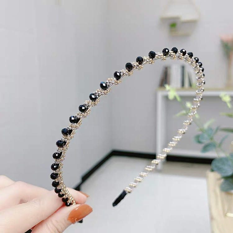 Korea kristall-rhinestone'i juuksepael juuksenõel küberkuulsus magus kõikidele vastetele mõeldud libisemisvastane juuksesurve peapael peseb näo juukseklambrit