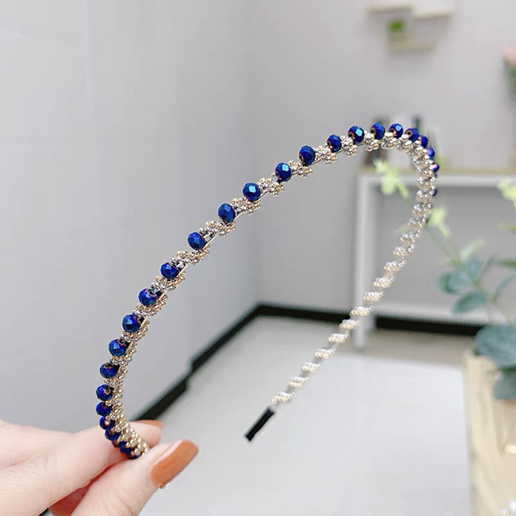 Korea kristall-rhinestone'i juuksepael juuksenõel küberkuulsus magus kõikidele vastetele mõeldud libisemisvastane juuksesurve peapael peseb näo juukseklambrit