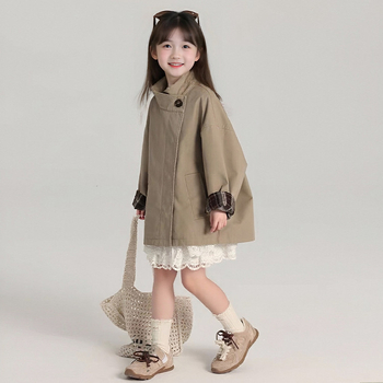 Παιδικό γιακά πουκάμισου 2025 Άνοιξη Νέο πουκάμισο για αγόρια με ζακέτα Cross-border, μεγάλο παιδικό παλτό με πέτο