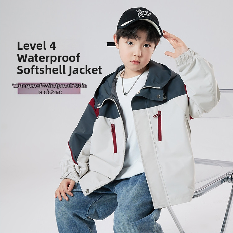 Bērnu krekla apkakle 2025. gada pavasarī Jauns zēnu krekls ar kardiganu, pārrobežu, liels bērnu mētelis ar atloku