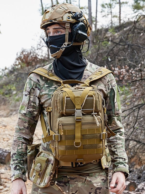 Āra taktiskā ēsmu soma, daudzfunkcionāla lielas ietilpības makšķerēšanas soma, sporta maskēšanās krūšu soma, plecu soma, riteņbraukšanas mugursoma