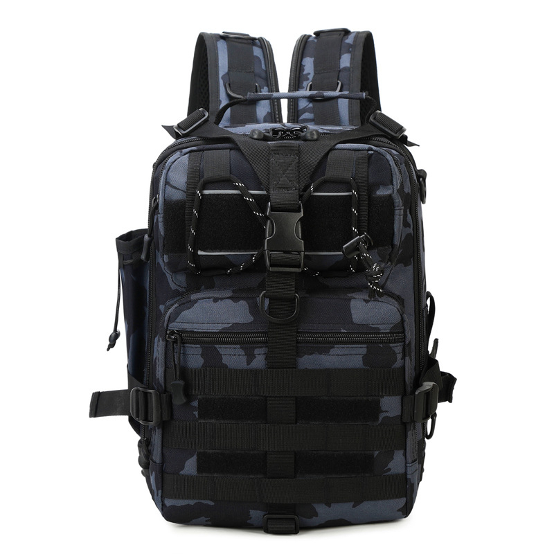 Āra taktiskā ēsmu soma, daudzfunkcionāla lielas ietilpības makšķerēšanas soma, sporta maskēšanās krūšu soma, plecu soma, riteņbraukšanas mugursoma