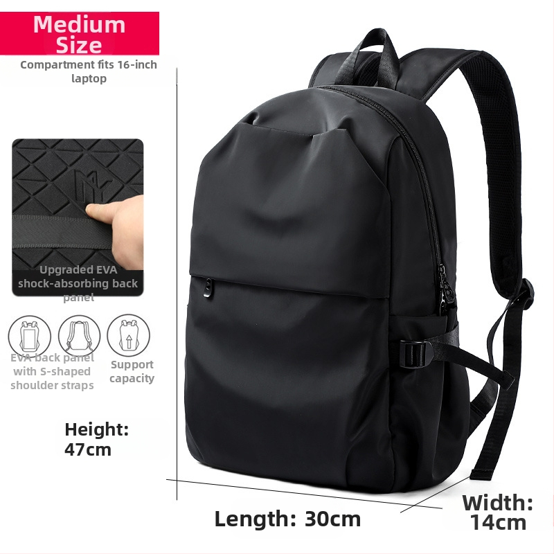 Divat egyszerű hátizsák férfi divatos középiskolás diák iskolatáska utazó hátizsák 16 hüvelykes számítógép táska férfi táska