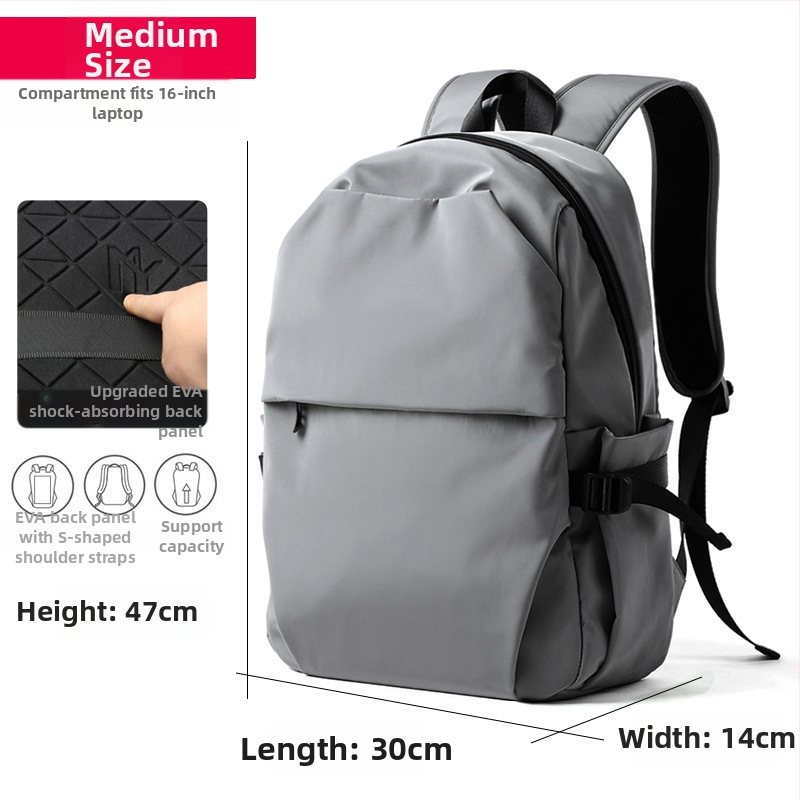 Divat egyszerű hátizsák férfi divatos középiskolás diák iskolatáska utazó hátizsák 16 hüvelykes számítógép táska férfi táska