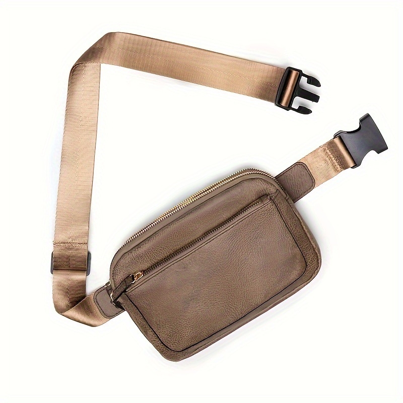 Vairumtirdzniecības Amazon jaunā pārrobežu kurjera soma jostas soma ar regulējamu plecu siksnu no mākslīgās ādas sieviešu jostas soma