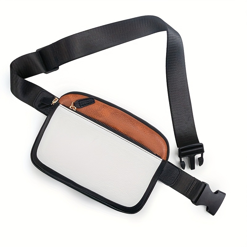Vairumtirdzniecības Amazon jaunā pārrobežu kurjera soma jostas soma ar regulējamu plecu siksnu no mākslīgās ādas sieviešu jostas soma