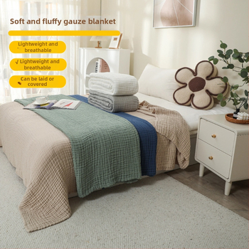 2024 m. tarpvalstybinė užsienio prekyba „Amazon“ populiarus marlės užvalkalas lovos užtiesalas keturių sezonų universalus patogus kvėpuojantis rankšluostis