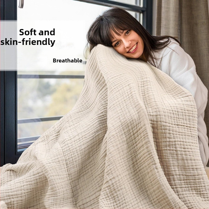 2024 Трансгранична външна търговия Amazon Популярно марлено покривало за легло Четирисезонно универсално удобна дишаща кърпа