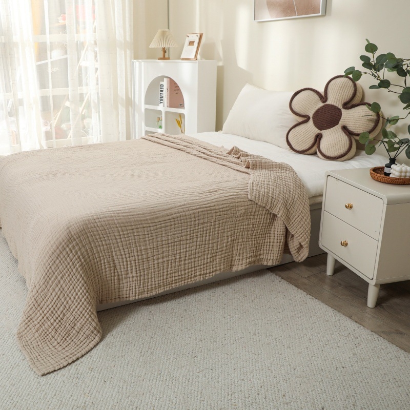 2024 m. tarpvalstybinė užsienio prekyba „Amazon“ populiarus marlės užvalkalas lovos užtiesalas keturių sezonų universalus patogus kvėpuojantis rankšluostis