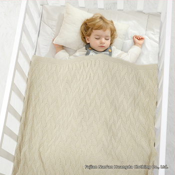 Kuum müük beebile sügise alguses uue beebi kootud ühevärviline tekk laste lihtne tekk konditsioneeriga tekk beebile